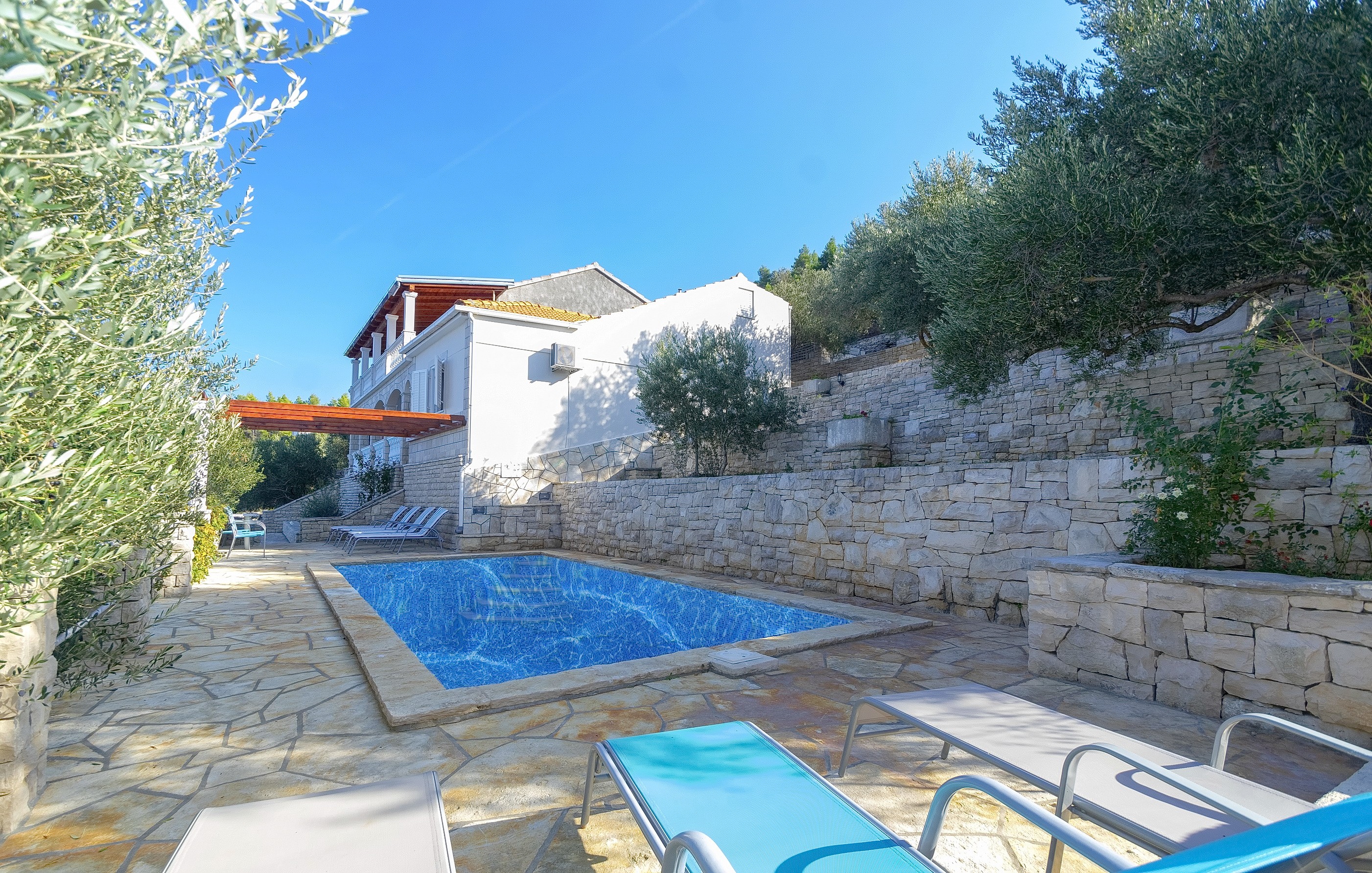 House Green Side Sunset- Four Bedroom House with P   Insel Korcula