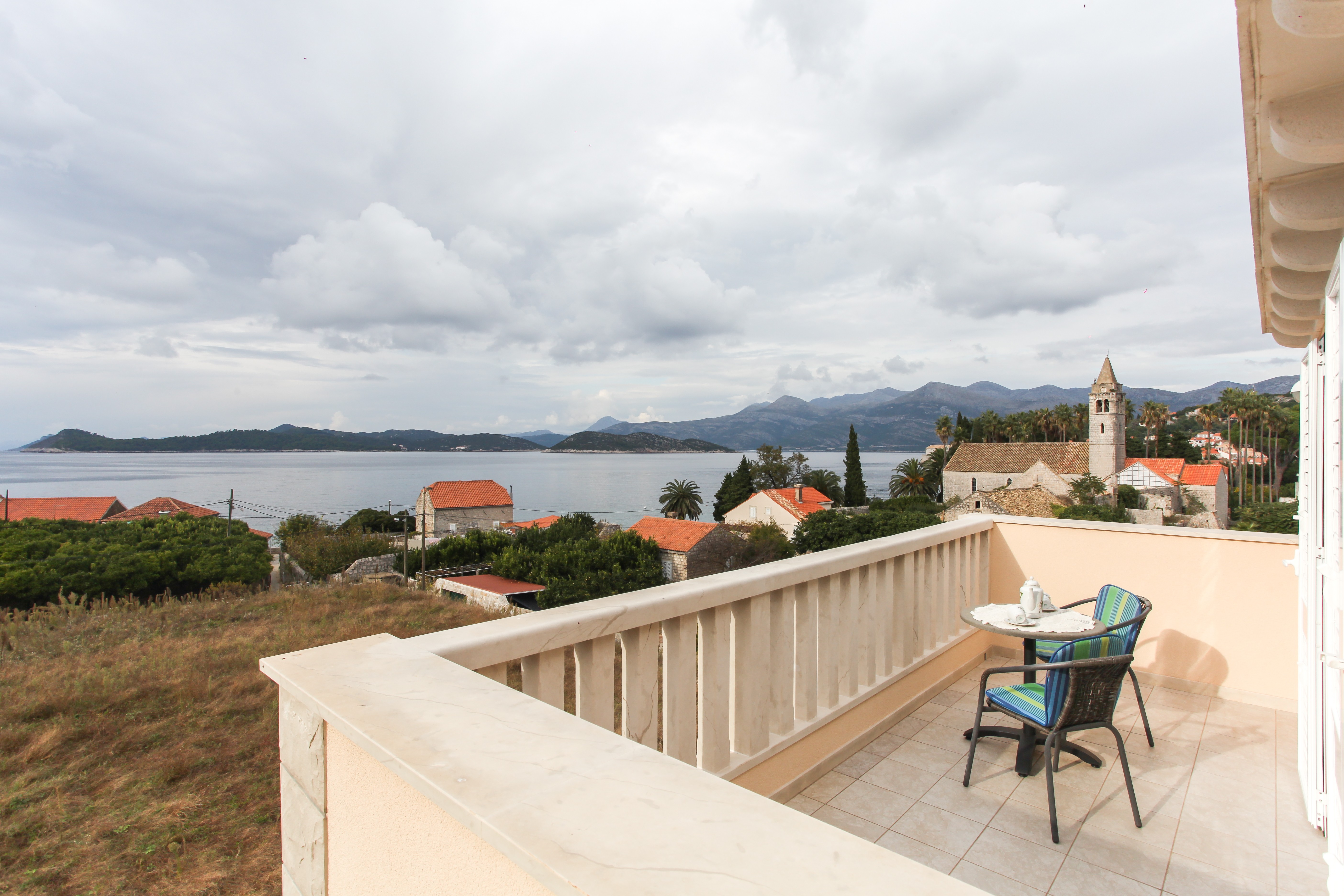 Apartments Ana Lopud - Studio with Balcony and Sea   kroatische Inseln